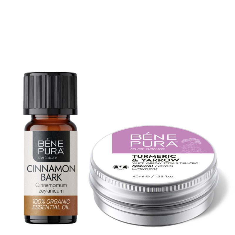 Pflanzliche Pflege bei Hämorrhoiden mit Salbe mit Weißer Schafgarbe und Sumach - GMC