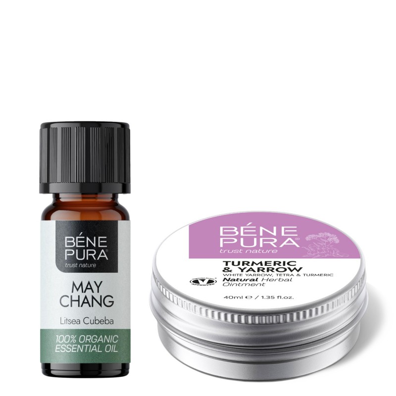 Pflanzliche Unterstützung bei Hämorrhoiden mit Salbe mit Weißer Schafgarbe und Sumach - GMC