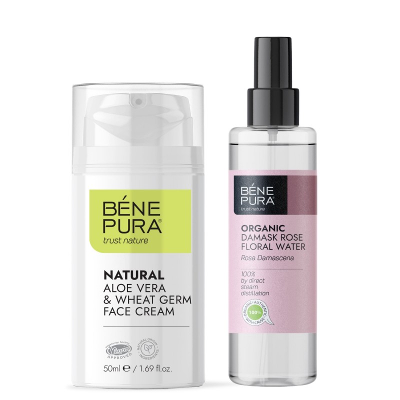 Sanfte Pflege bei problematischer und gereizter Haut mit Gesichtscreme mit Aloe Vera und Weizenkeime - GMC