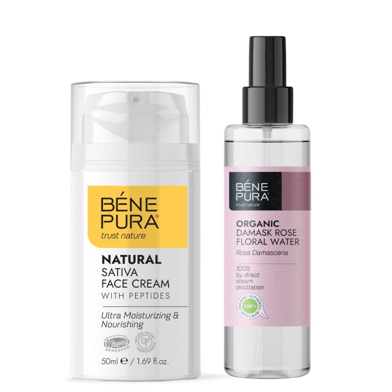 Unterstützung für Hydratation mit Gesichtscreme mit Hanföl - GMC