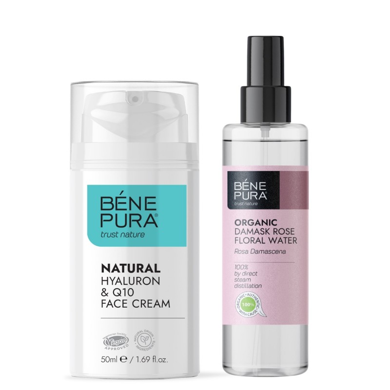 Natürliche Pflege für Falten und feinen Linien mit Gesichtscreme mit Hyaluronsäure und Coenzym Q10 - GMC