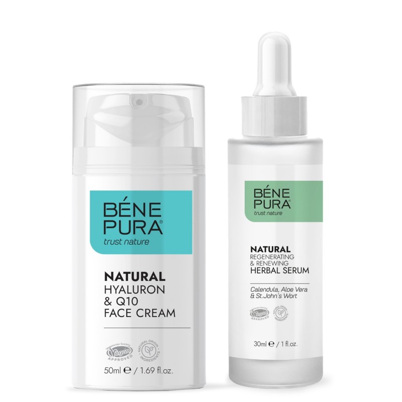 Pflege für Falten und feinen Linien mit Gesichtscreme mit Hyaluronsäure und Coenzym Q10 - GMC