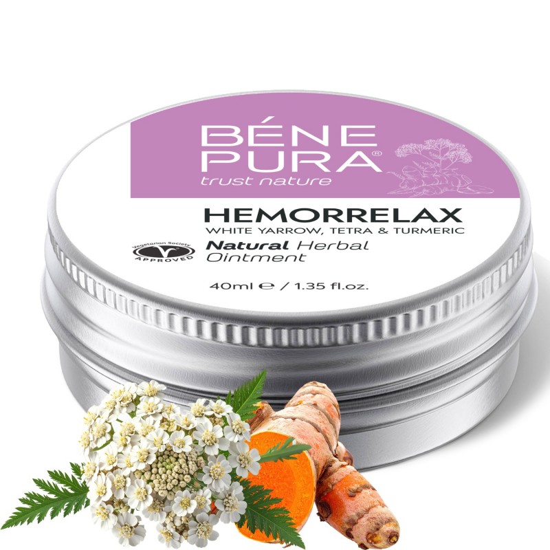 Hemorrelax salbe gegen Hämorrhoiden mit Weißer Schafgarbe - 40ml - Salben bei hämorrhoiden