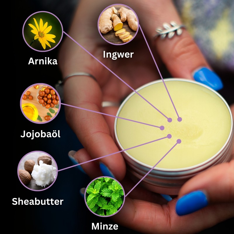 3x Arnika salbe gegen Blaue flecken und Schwellungen - 40ml