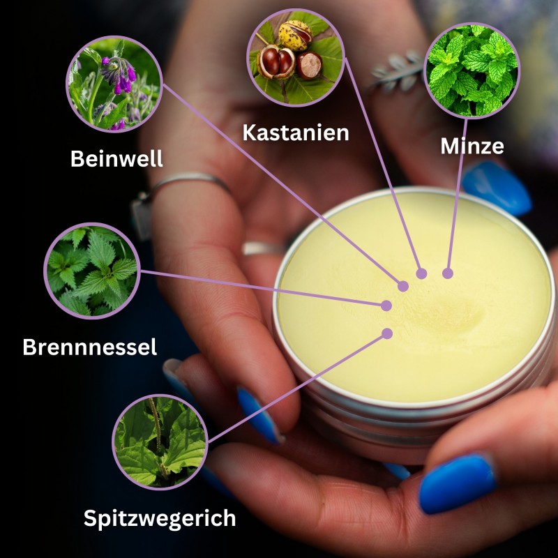 Beinwellsalbe mit Brennnessel und Arnika Salbe
