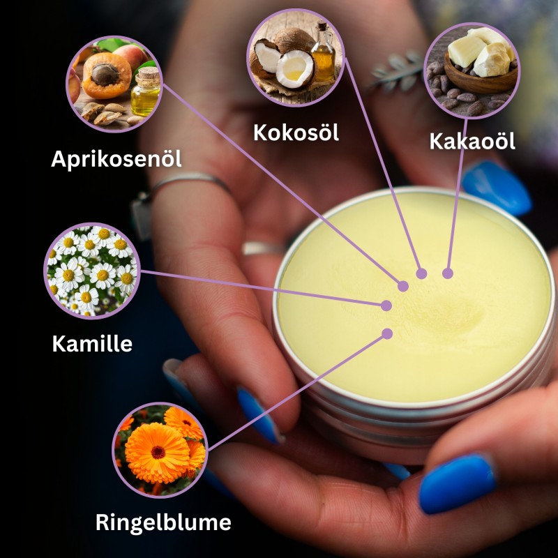 3x Salbe bei Windeldermatitis mit Ringelblumen und Kamille - 40ml