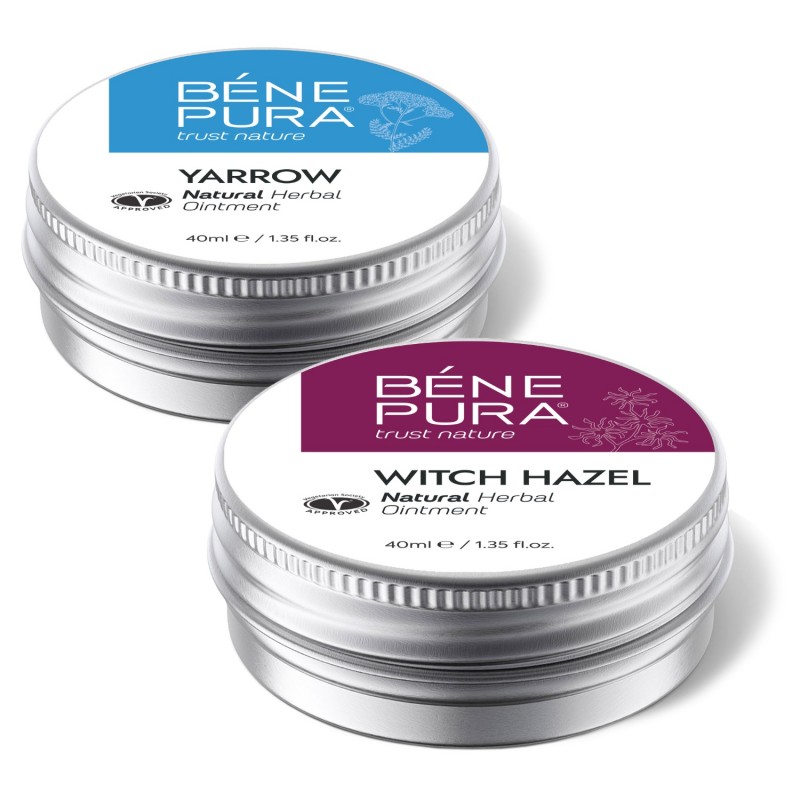 Weißer Schafgarbe Salbe und Hamamelis Salbe - 