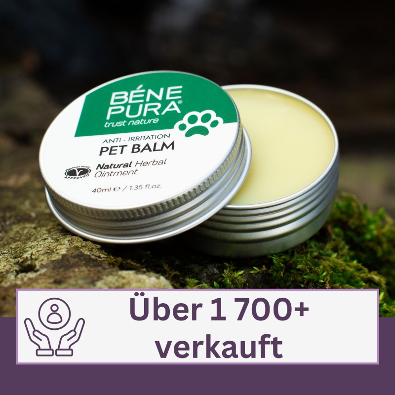 Anti-Irritation Hunde Pfoten balsam mit Wegerich - 40ml