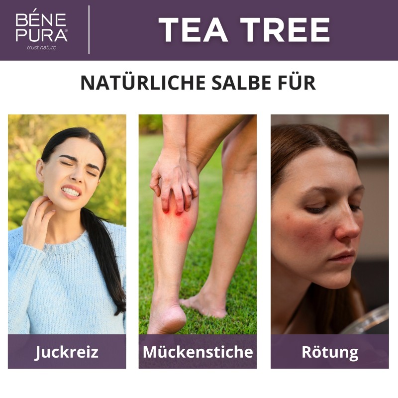 Teebaumöl salbe gegen Juckreiz und Entzündung - 40ml