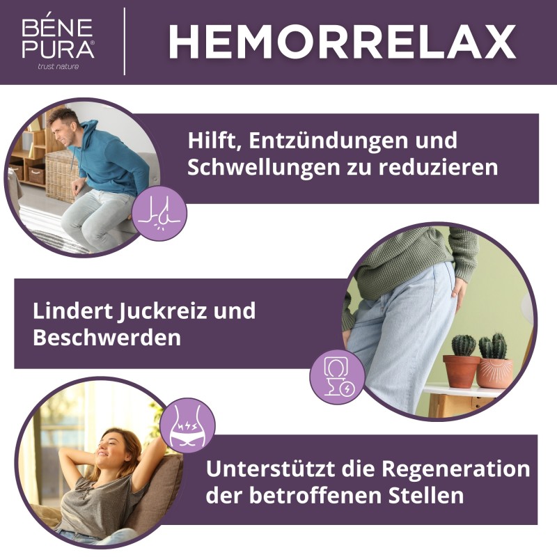 Hemorrelax salbe gegen Hämorrhoiden mit Weißer Schafgarbe - 40ml