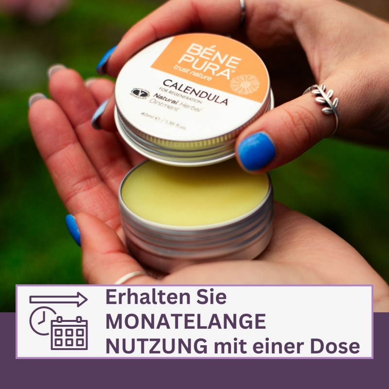 Ringelblumensalbe gegen Verbrennungen, Wunden und Narben - 40ml