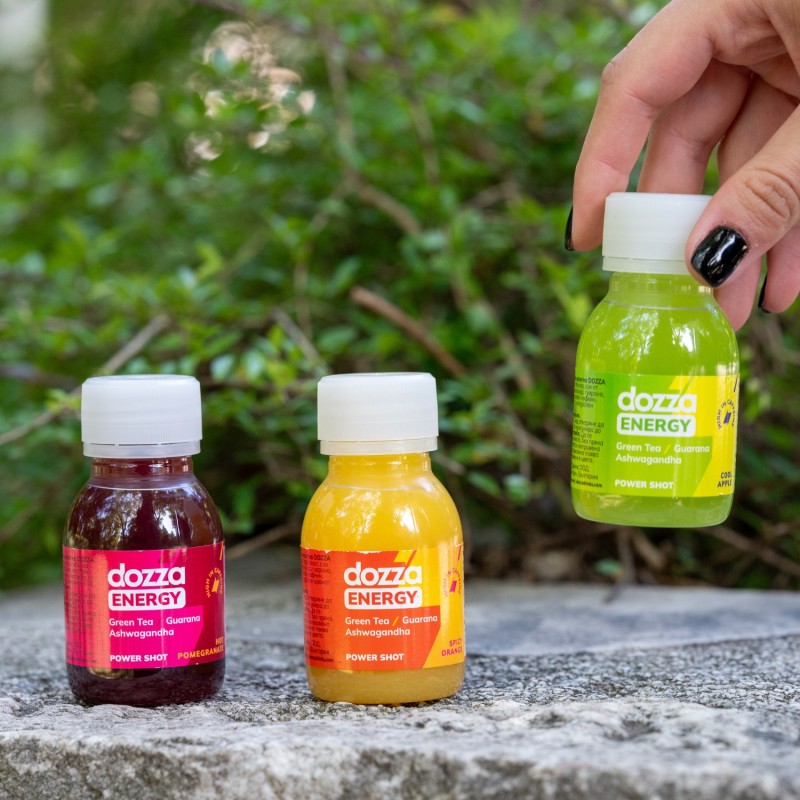 DOZZA Energy Cool Apple Energieschuss - 60ml - Benepura.de DOZZA Energy Cool Apple Energieschuss - 60ml