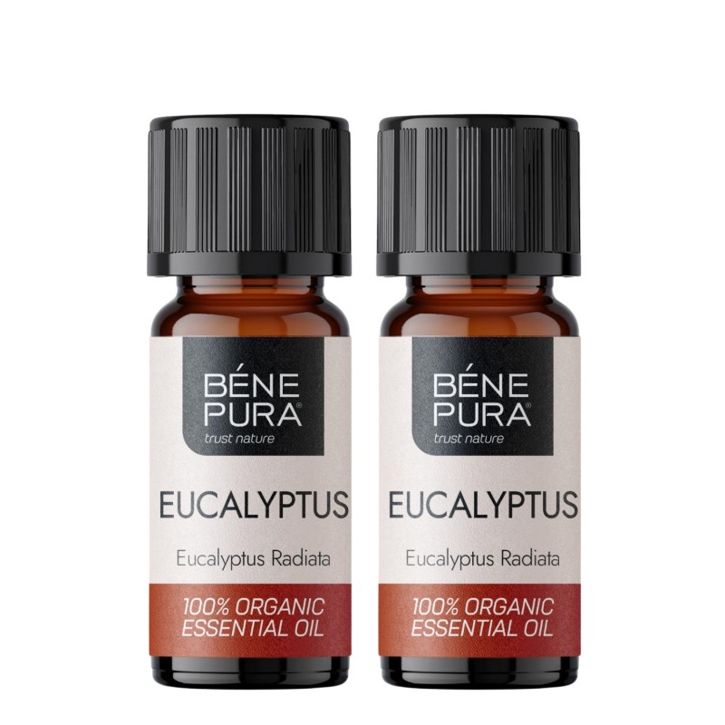 2x Bio Ätherisches Eukalyptus Radiata Öl - 10ml