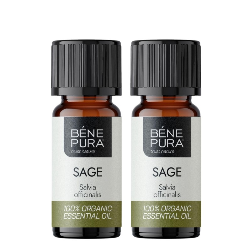 2x Bio Ätherisches Salbeiöl - 10ml