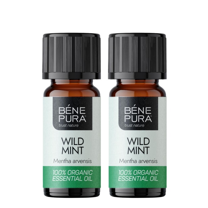 2x Bio Ätherisches Wildes Minzöl - 10ml - Benepura.de 2x Bio Ätherisches Wildes Minzöl - 10ml