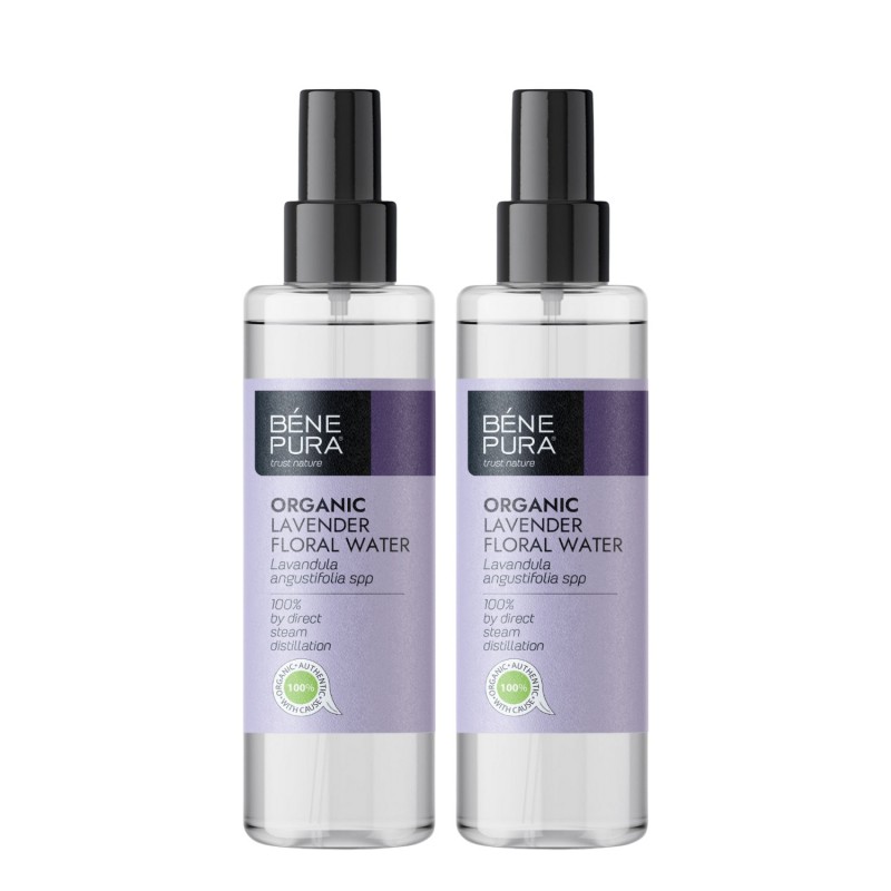 2x Bio Lavendel Blütenwasser - 250ml - Benepura.de 2x Bio Lavendel Blütenwasser - 250ml