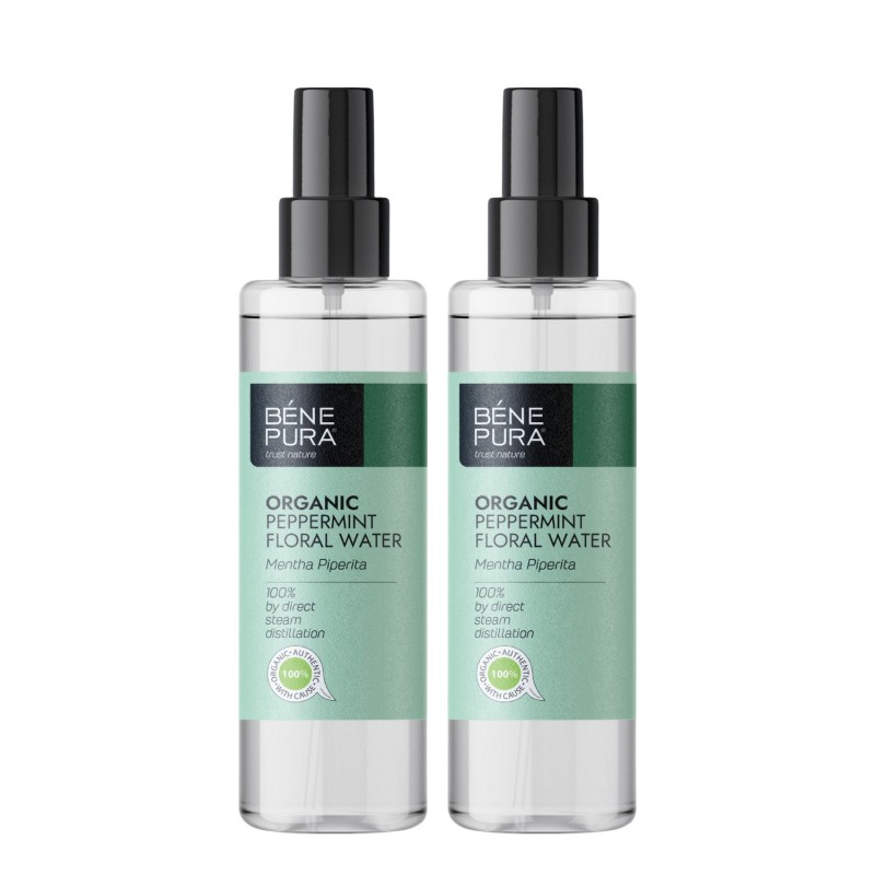2x Bio Minz Blütenwasser - 250ml - Benepura.de 2x Bio Minz Blütenwasser - 250ml