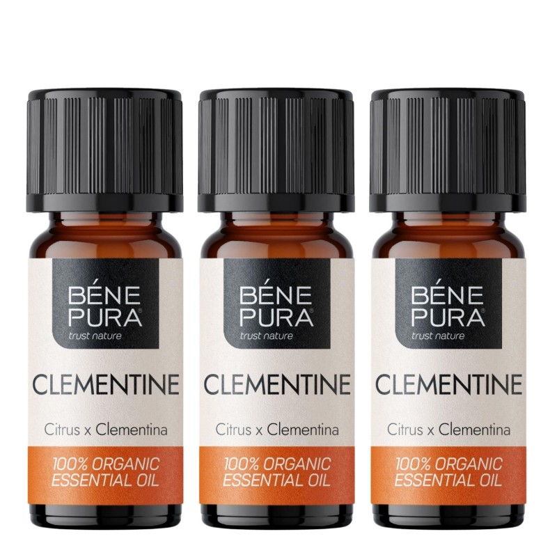 3x Bio Ätherisches Clementine Öl - 10ml - Benepura.de 3x Bio Ätherisches Clementine Öl - 10ml