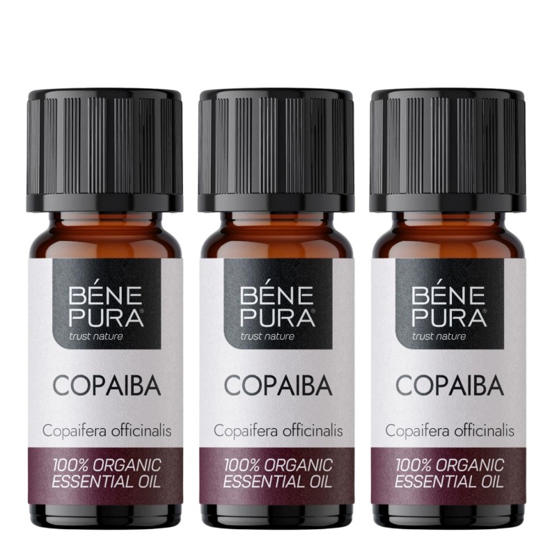 3x Bio Ätherisches Copaiba Öl - 10ml - Benepura.de 3x Bio Ätherisches Copaiba Öl - 10ml