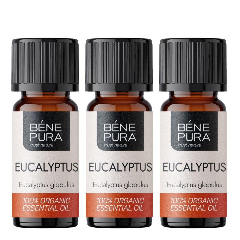 3x Bio Ätherisches Eukalyptus Globulus Öl - 10ml - Benepura.de 3x Bio Ätherisches Eukalyptus Globulus Öl - 10ml