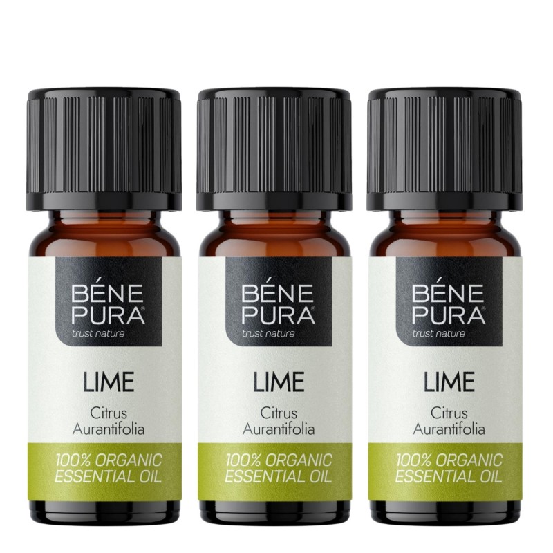 3x Bio Ätherisches Limettenöl - 10ml