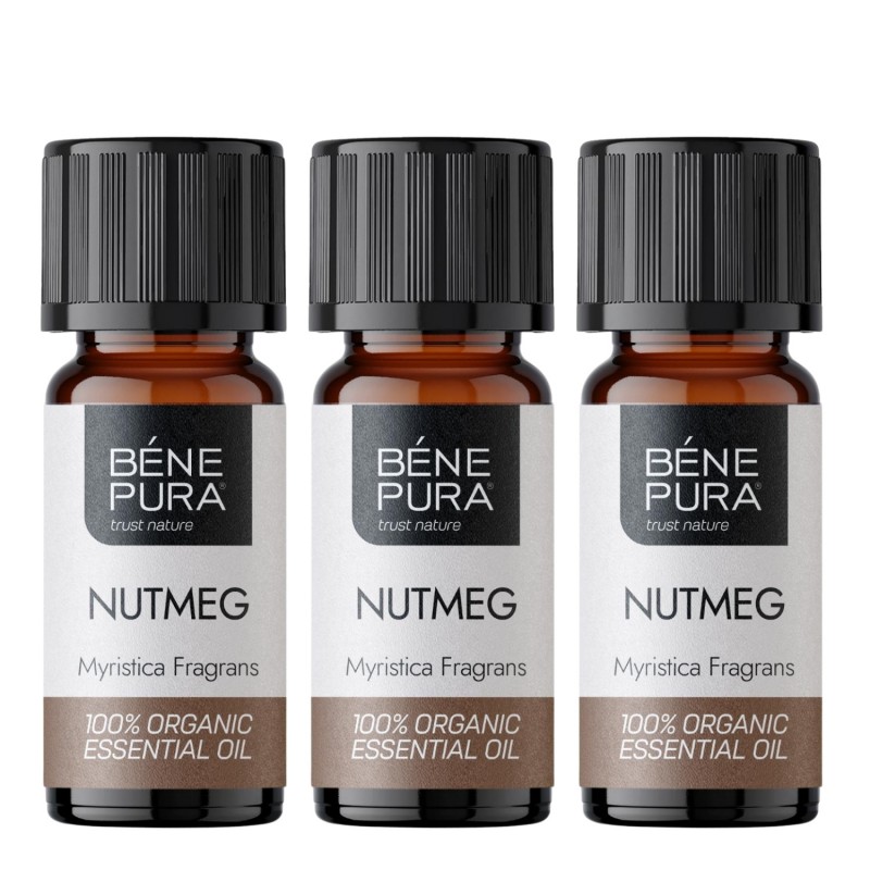 3x Bio Ätherisches Muskatnussöl - 10ml - Benepura.de 3x Bio Ätherisches Muskatnussöl - 10ml