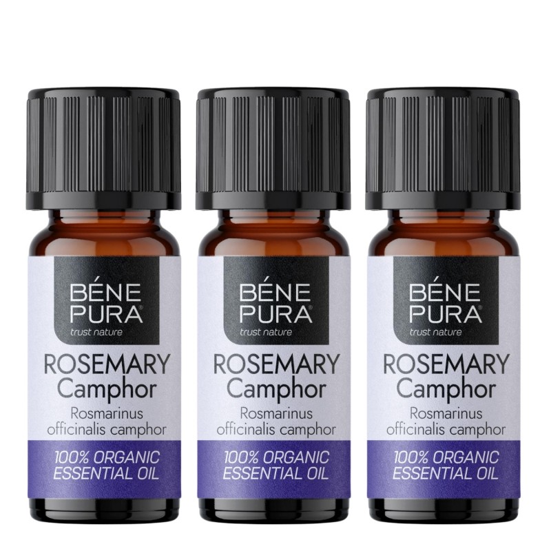 3x Bio Ätherisches Rosmarin Campher Öl - 10ml - Benepura.de 3x Bio Ätherisches Rosmarin Campher Öl - 10ml