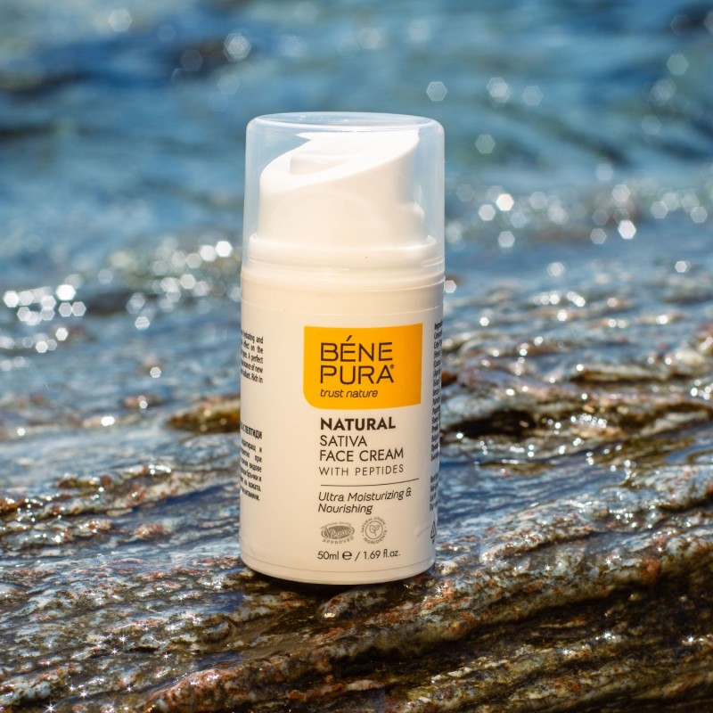 Natürliche feuchtigkeitsspendende Gesichtscreme mit Sativa - 50ml Natürliche feuchtigkeitsspendende Gesichtscreme mit Sativa - 50ml - Produktvergleich