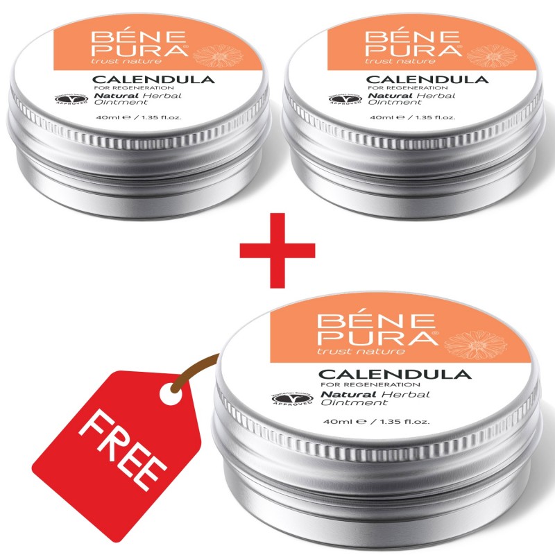 3x Ringelblumensalbe gegen Verbrennungen, Wunden und Narben - 40ml - Alle Produkte