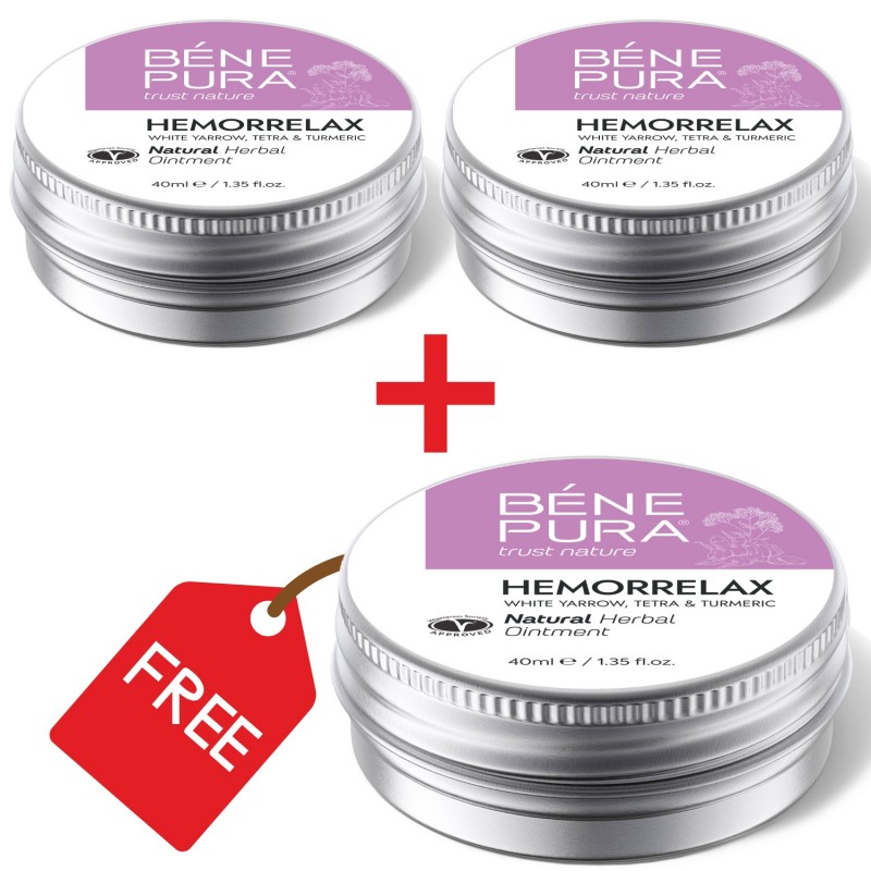 3x Hemorrelax salbe gegen Hämorrhoiden mit Weißer Schafgarbe - 40ml - Produktvergleich