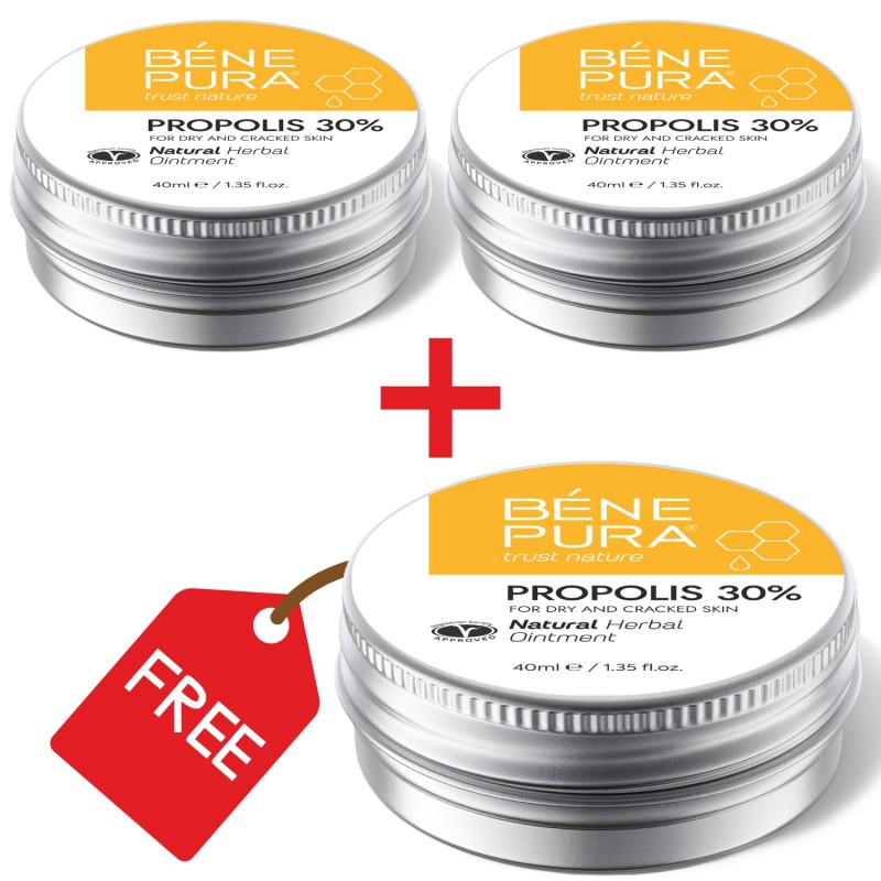 3x Propolis salbe gegen Trockene haut mit 30% Propolis - 40ml - Produktvergleich