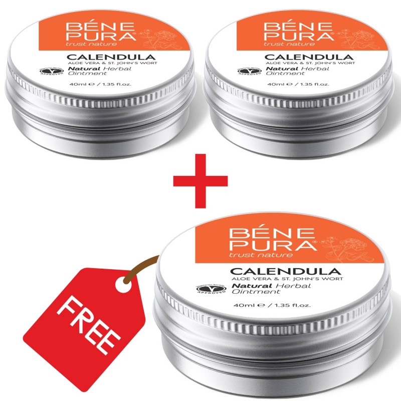 3x Ringelblumensalbe gegen Verbrennungen, Wunden und Narben mit Aloe Vera und Johanniskraut - 40ml - Produktvergleich