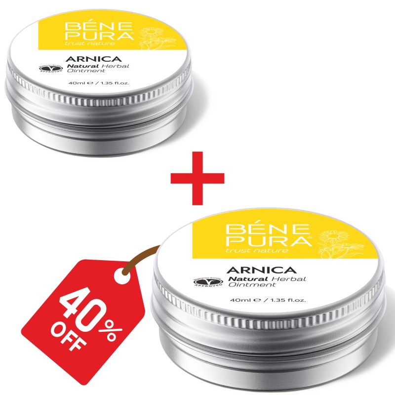 2x Arnika salbe gegen Blaue flecken und Schwellungen - 40ml - Produktvergleich