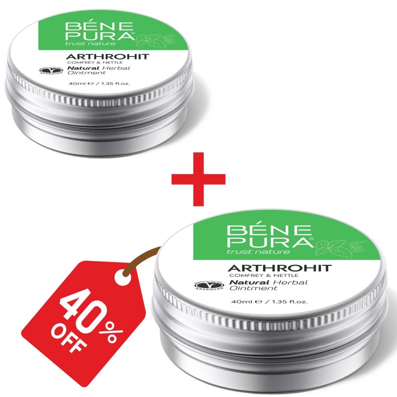 2x Arthrohit Beinwellsalbe gegen Gelenkschmerzen mit Brennnessel - 40ml - Produktvergleich