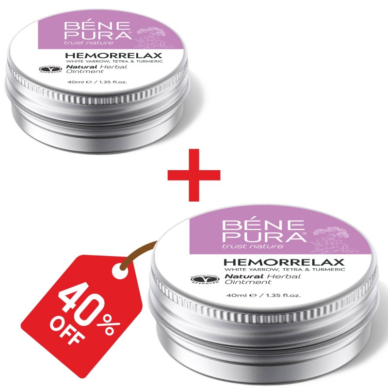 2x Hemorrelax salbe gegen Hämorrhoiden mit Weißer Schafgarbe - 40ml - Alle Produkte