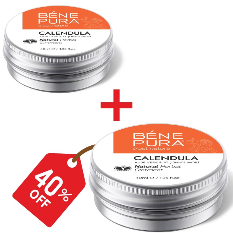 2x Ringelblumensalbe gegen Verbrennungen, Wunden und Narben mit Aloe Vera und Johanniskraut - 40ml - Produktvergleich