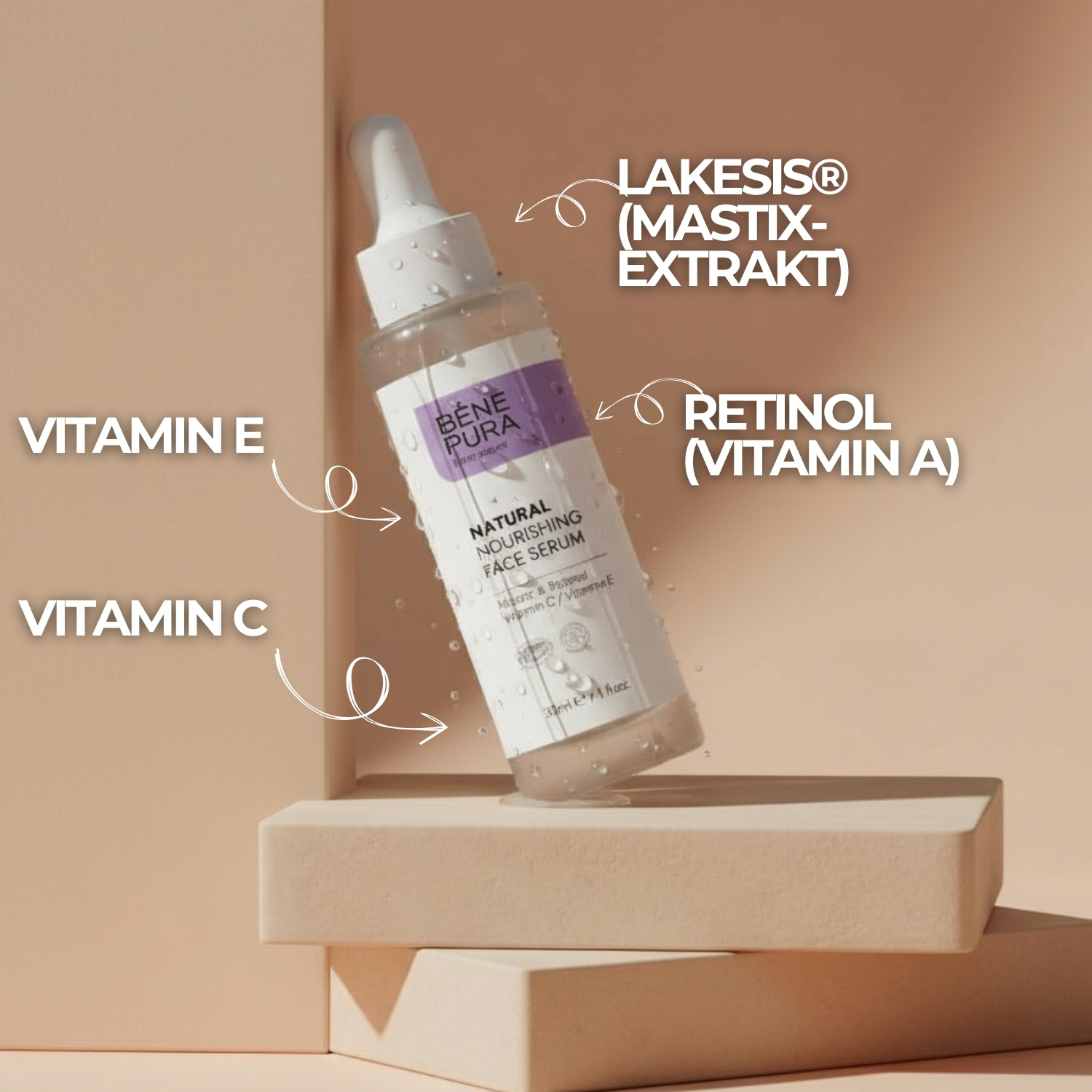 Natürliches Gesichts serum mit Retinol - 30ml