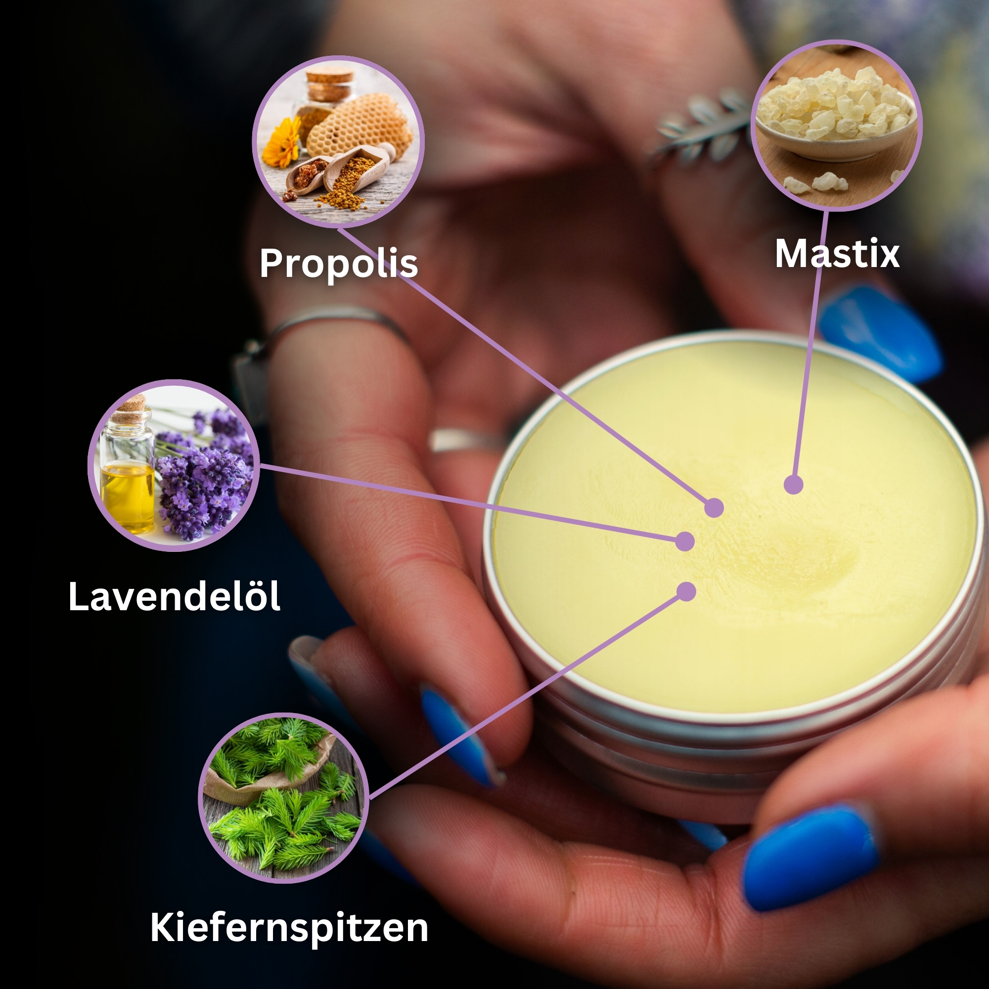 Propolis salbe gegen Trockene haut mit 30% Propolis - 40ml