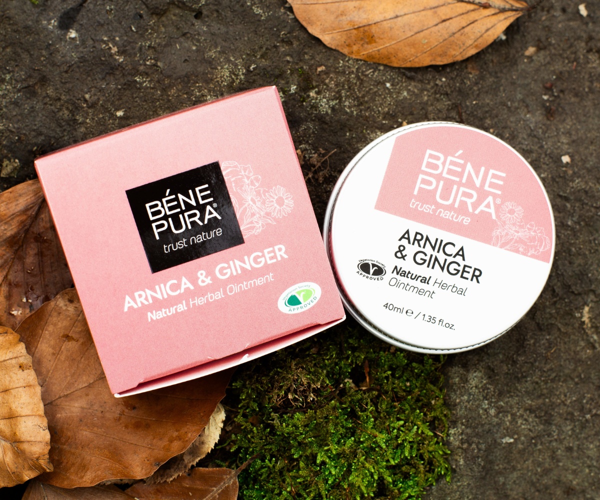 Arnika salbe gegen Blaue flecken und Schwellungen mit Ingwer - 40ml